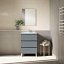 Mueble fondo reducido Box de baño con patas 3 cajones de Visobath